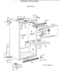 CABINET PARTS Diagram and Parts List for CTX21LAXERWH  Hotpoint Refrigerator