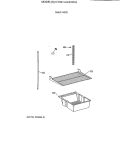 SHELF PARTS Diagram and Parts List for CTX21LAXERWH  Hotpoint Refrigerator