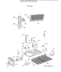 UNIT PARTS Diagram and Parts List for CTX21LAXERWH  Hotpoint Refrigerator