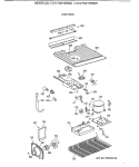 UNIT PARTS Diagram and Parts List for CTX17BAYBRAD  Hotpoint Refrigerator