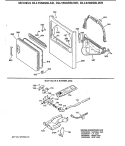 Section Diagram and Parts List for DLL1550SBLAD  Hotpoint Dryer