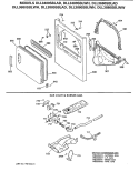 Section Diagram and Parts List for DLL3880SBLWW  Hotpoint Dryer