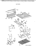 UNIT PARTS Diagram and Parts List for CTX16CYYCRAD  Hotpoint Refrigerator