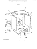 CABINET Diagram and Parts List for NWXR473ET0WB  Hotpoint Dryer