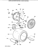 DRUM Diagram and Parts List for NKXR473GT0WW  Hotpoint Dryer