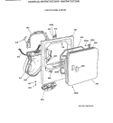 FRONT PANEL & DOOR Diagram and Parts List for NKXR473GT2WW  Hotpoint Dryer