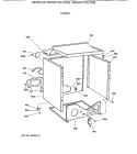 CABINET Diagram and Parts List for NKXR473GT2WW  Hotpoint Dryer