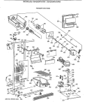 FREEZER SECTION Diagram and Parts List for CSX25GRYAWW  Hotpoint Refrigerator