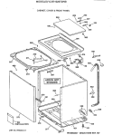 Part Location Diagram of WH12X1044 GE LID SWITCH Assembly