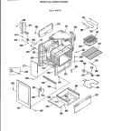 BODY PARTS Diagram and Parts List for LEB327GT2WW  General Electric Range
