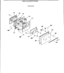 Part Location Diagram of WB57K5216 GE OVEN DOOR GLASS-OUTER