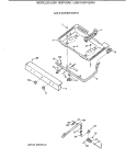 GAS & BURNER PARTS Diagram and Parts List for LGB116GPV2WH  General Electric Range