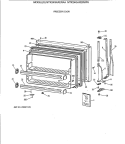 Part Location Diagram of WR12X1021 GE INSERT & NAMEPLATE WHITE