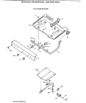 GAS & BURNER PARTS Diagram and Parts List for LGB126GET2WH  General Electric Range