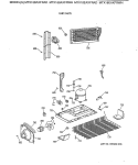 UNIT PARTS Diagram and Parts List for MTX18BAXFRAD  General Electric Refrigerator
