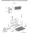 UNIT PARTS Diagram and Parts List for MTX21BAXCRWH  General Electric Refrigerator