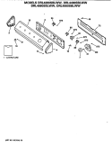 Section Diagram and Parts List for DRL4680SBLWW  General Electric Dryer