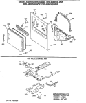 Section Diagram and Parts List for DRL4680SBLWW  General Electric Dryer