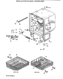 Section Diagram and Parts List for PSD200X-66BA  General Electric Dishwasher