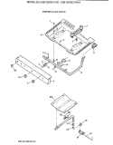 BURNER & GAS PARTS Diagram and Parts List for LGB126GEV1AD  General Electric Range