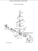 MOTOR - PUMP MECHANISM Diagram and Parts List for PSD430X-68WW  General Electric Dishwasher