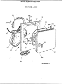 FRONT PANEL & DOOR Diagram and Parts List for BWXR473ET0WW  General Electric Dryer