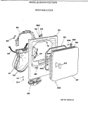 Part Location Diagram of WE03X37318 GE DRYER FRONT BEARING WHITE 2PK