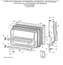 FREEZER DOOR Diagram and Parts List for MTX18BAXJRAD  General Electric Refrigerator