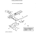 Part Location Diagram of WE25X217 GE Natural Gas to Liquid Propane Conversion Kit
