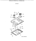 COOKTOP Diagram and Parts List for LEB326GT3WH  General Electric Range
