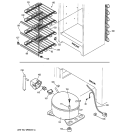 UNIT PARTS Diagram and Parts List for FP12SXARWH  General Electric Freezer