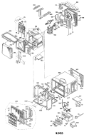 Section Diagram and Parts List for ANM12DAV1  General Electric Air Conditioner