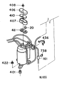 Section Diagram and Parts List for ANM12DAV1  General Electric Air Conditioner