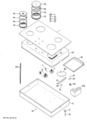 Part Location Diagram of 49-4644 GE MANUAL USERS