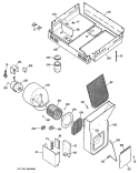 Section Diagram and Parts List for JP372B9K2  General Electric Cooktop