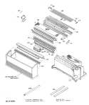 Section Diagram and Parts List for AZC515EDV1  General Electric Air Conditioner