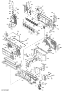Section Diagram and Parts List for AZC515EDV1  General Electric Air Conditioner