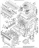 Part Location Diagram of WB55X5336 GE PANEL INNER