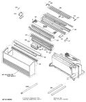 Section Diagram and Parts List for AZR315EDV2  General Electric Air Conditioner