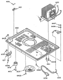 Section Diagram and Parts List for JE80T01  General Electric Microwave