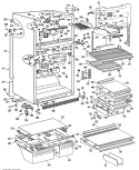 Part Location Diagram of WR02X7826 GE DECAL PAN