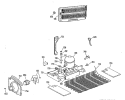 Section Diagram and Parts List for TBX19ZLGRAD  General Electric Refrigerator