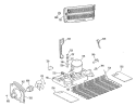Section Diagram and Parts List for TBX18KKJR  General Electric Refrigerator