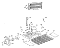 Section Diagram and Parts List for TBX18KKGR  General Electric Refrigerator
