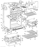 Part Location Diagram of WR71X1789 GE FRAME CANT VP