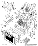 Part Location Diagram of WB55X5341 GE INNER PANEL