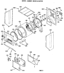 Part Location Diagram of WE20X0741 GE PANEL TOP