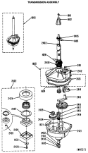 Part Location Diagram of WH60X0018 GE TRANS OIL **