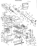 FREEZER SECTION Diagram and Parts List for TFX24VLK  General Electric Refrigerator