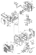 Part Location Diagram of WJ79X0477 GE COND CVR Assembly
